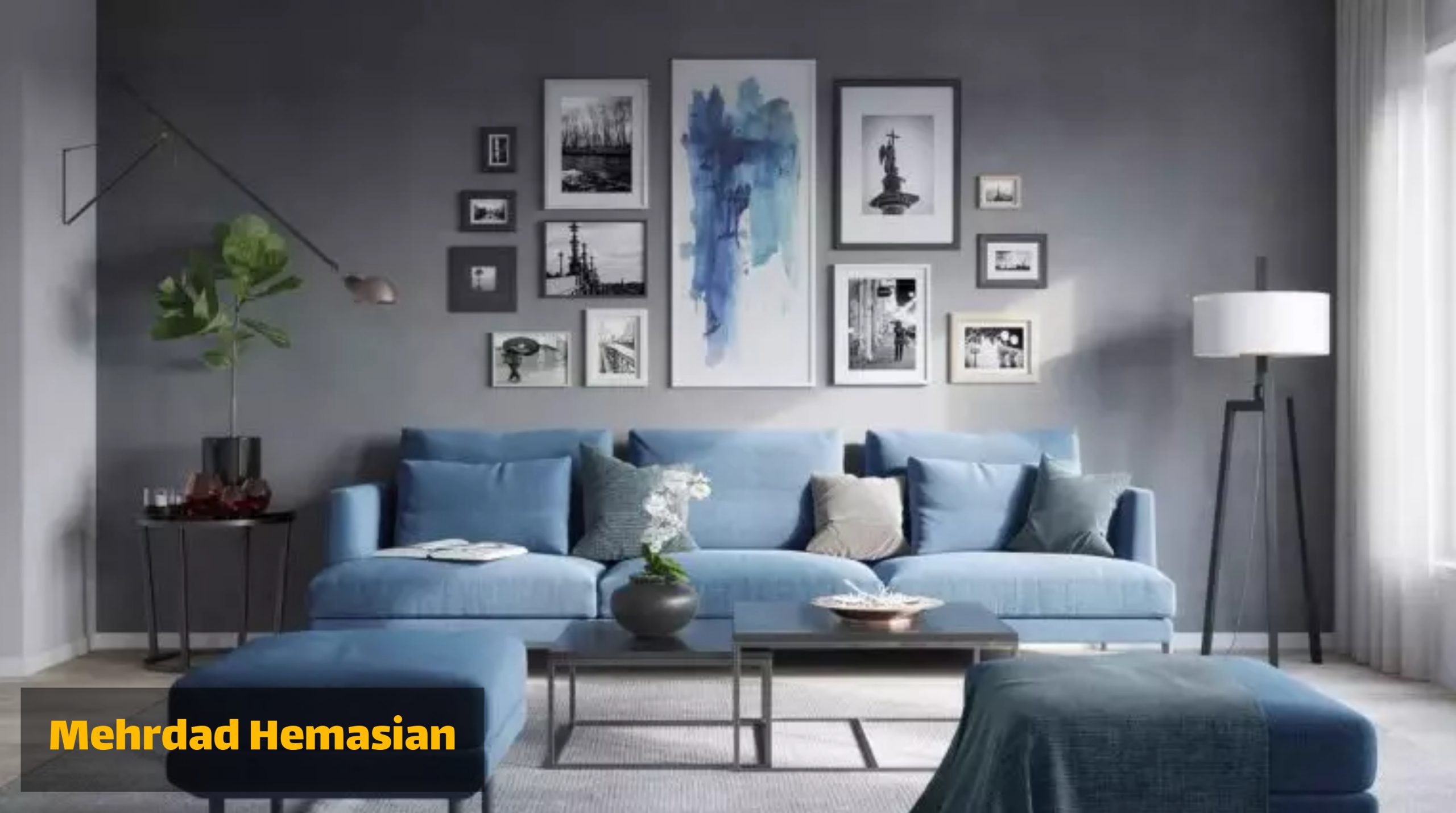 Psychology of colors in interior decoration / Psychology of blue