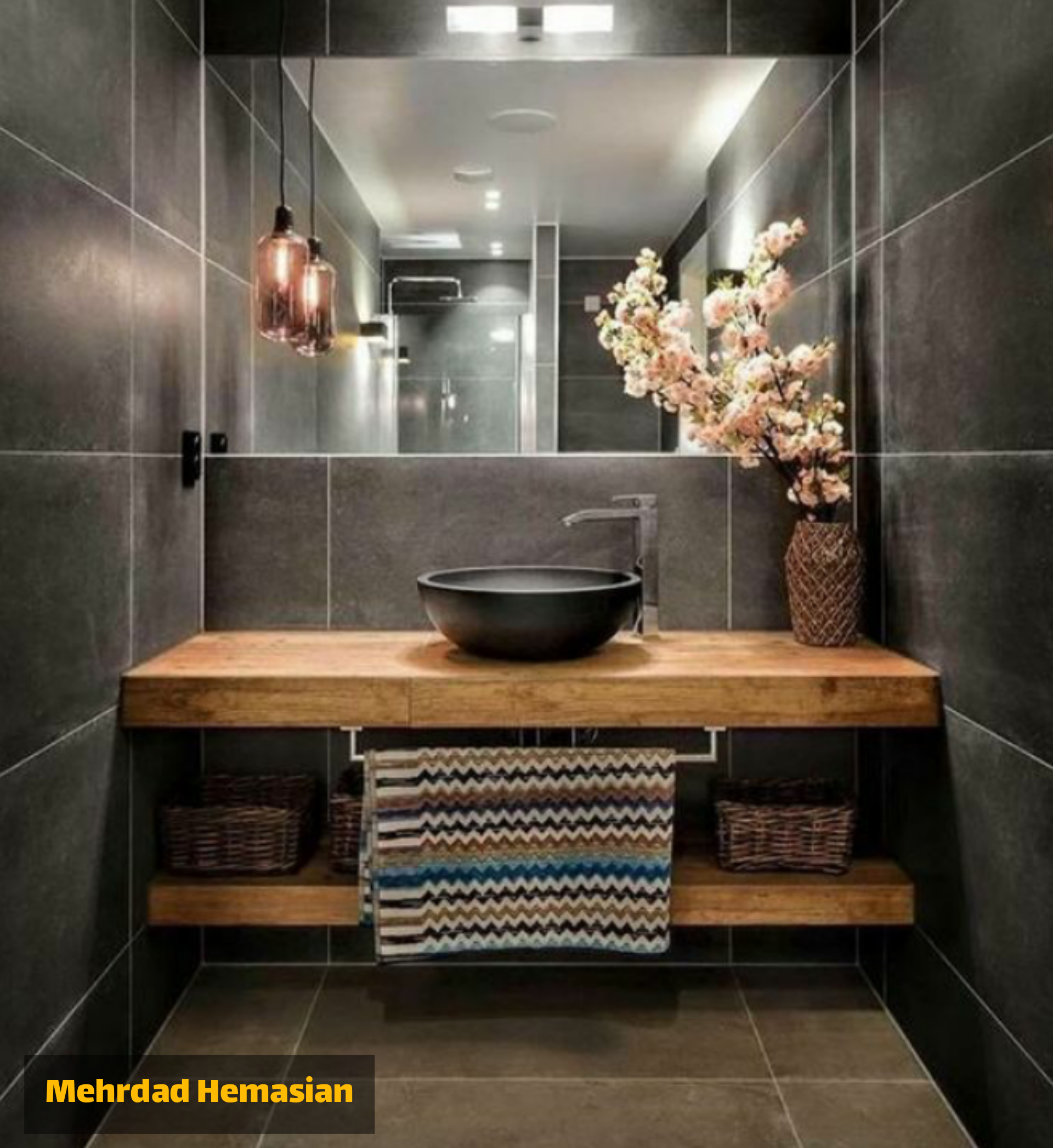 Minimalist design for a modern and luxurious bathroom
