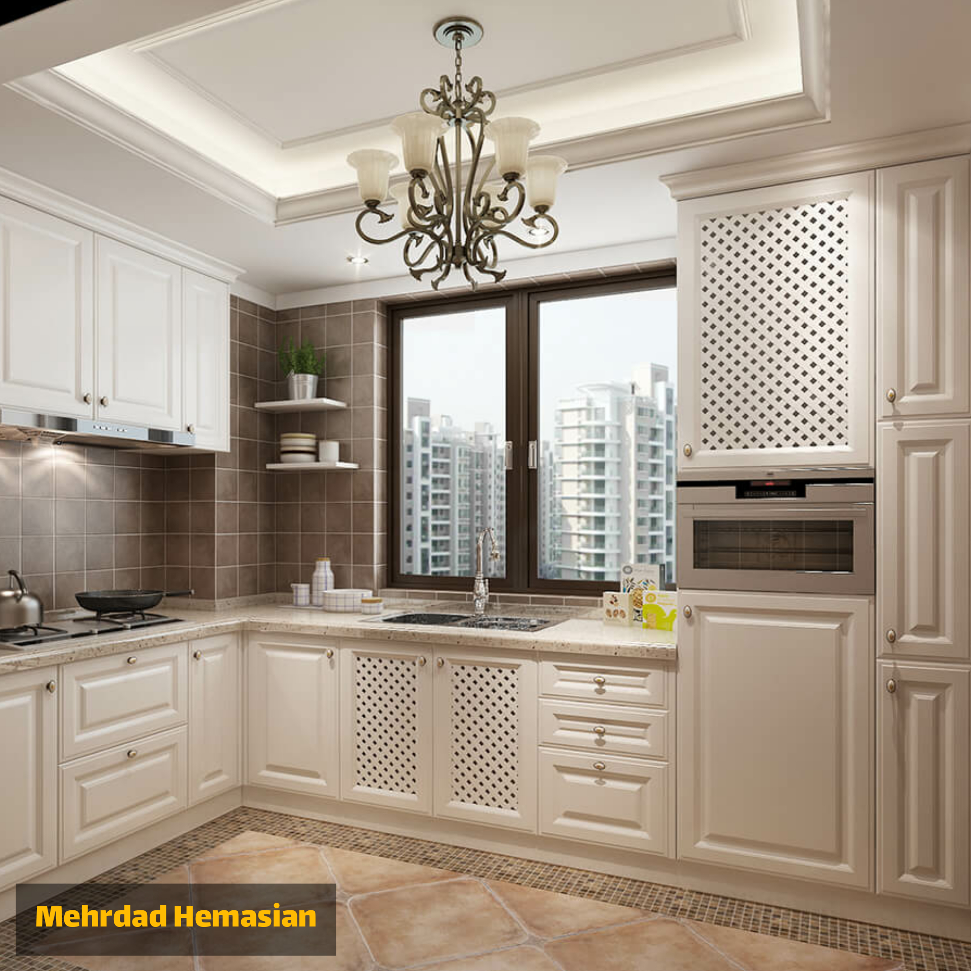 Use of membrane cabinets for classic and neoclassical styles