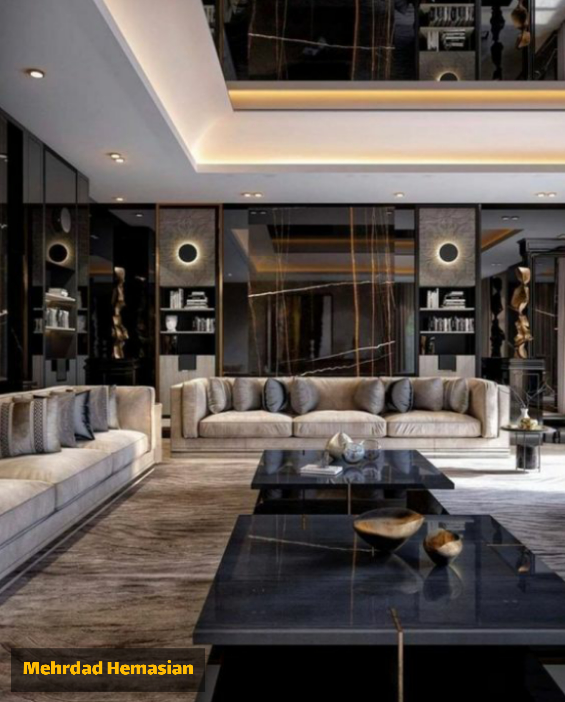 Implement luxury interior decoration and solutions to make the house look expensive