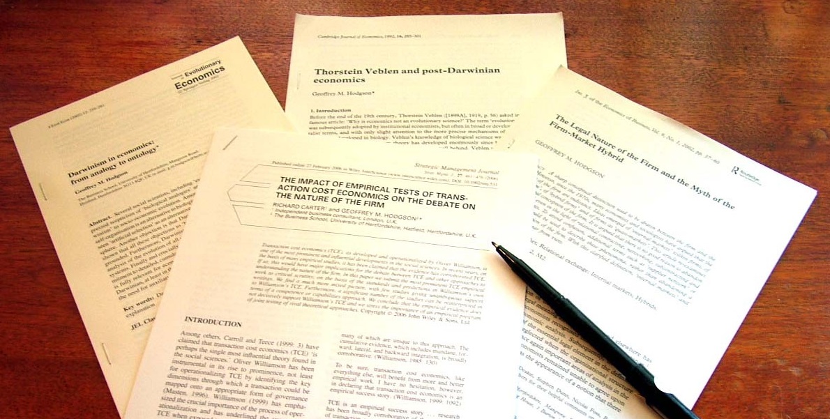 Publishing articles in scientific journals